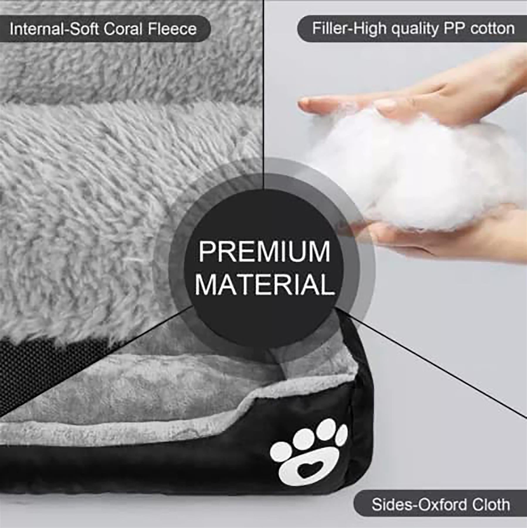 Extra Large Dog Bed Cat Pet Washable Cushion Puppy Mattress Soft Warm Calming